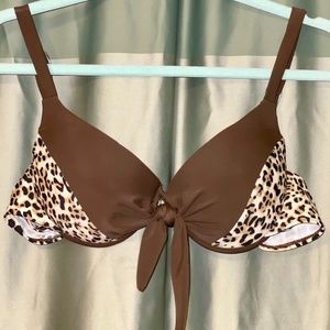 Rae leopard print swimming suit, 2 pieces, size 52/4XL